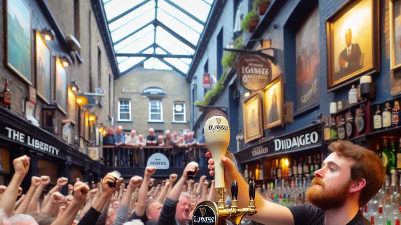 Dublin Pub Stands Up Against Price Hikes: Kavanagh's Removes Some Diageo Taps, Concept art for illustrative purpose - Monok